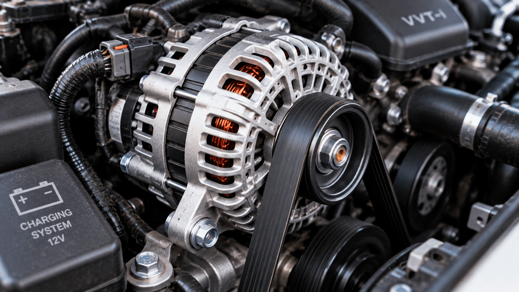 Vehicle alternator charging system